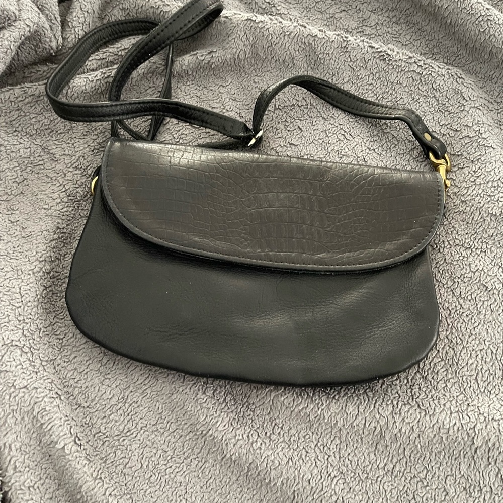 Vintage Beautiful Handcrafted  Jean E. Olson Dry Creek Leather crossbody purse
